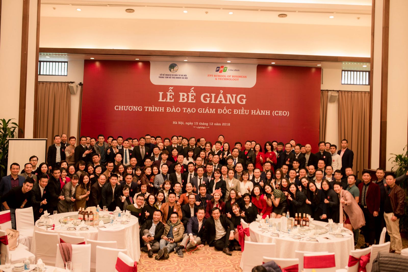 Lễ bế giảng CEO 2018