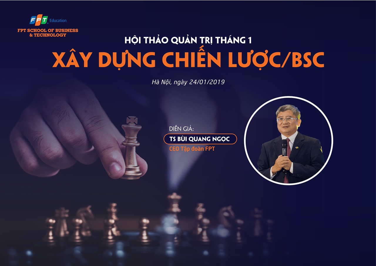 Hội thảo Quản trị tháng 1 Xây dựng chiến lược BSC