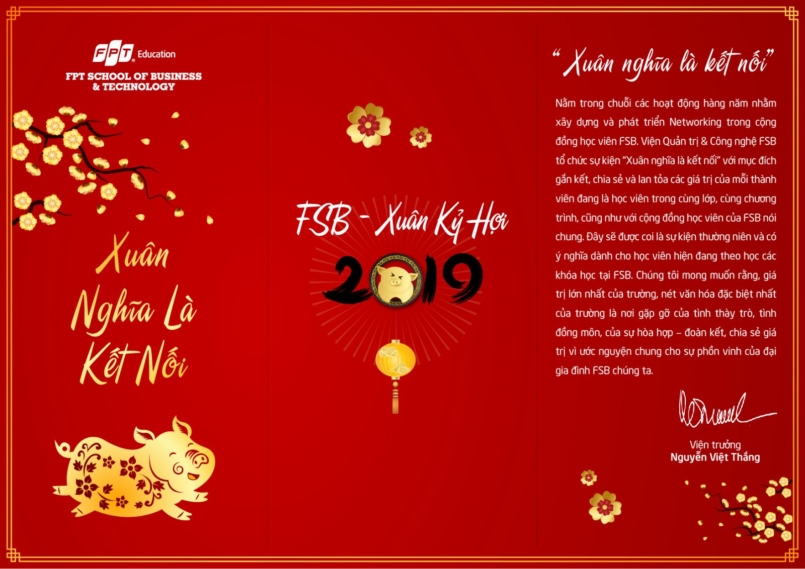 “Xuân nghĩa là kết nối 2019” chương trình gắn kết cộng đồng học viên FSB