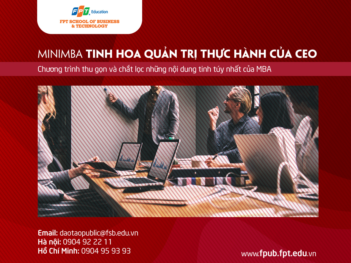 Thông báo lịch khai giảng MiniMBA tháng 4/2019