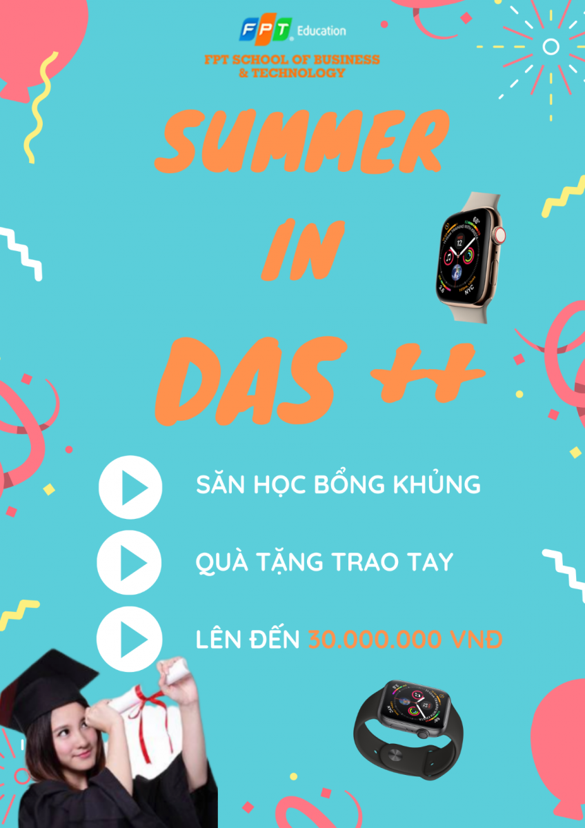 Giải nhiệt mùa tốt nghiệp với “cơn mưa” học bổng MBA  từ DAS++