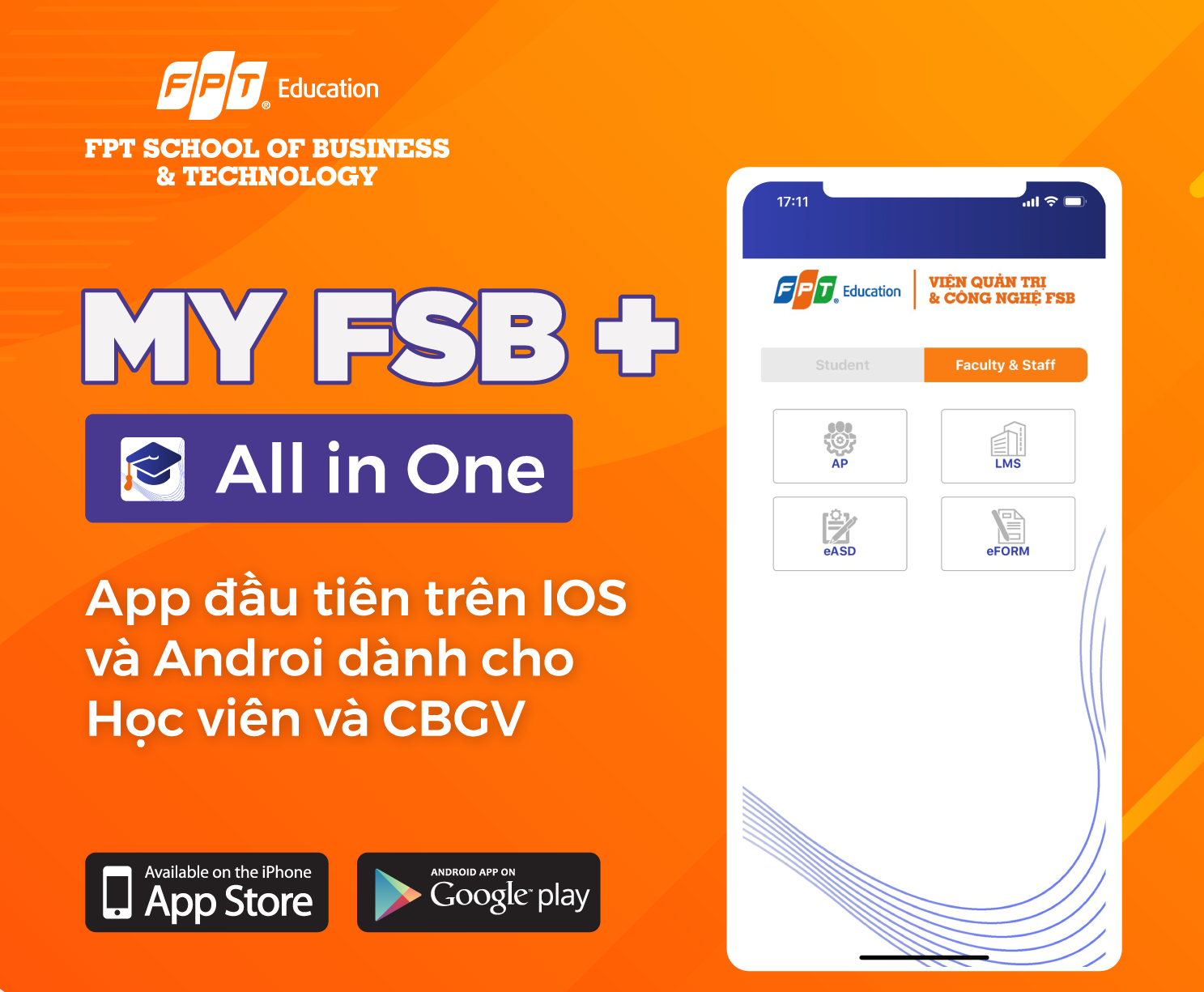 Viện Quản trị & Công nghệ FSB ra mắt ứng dụng di động đầu tiên dành cho Học viên và CBNV giữa tâm dịch COVID