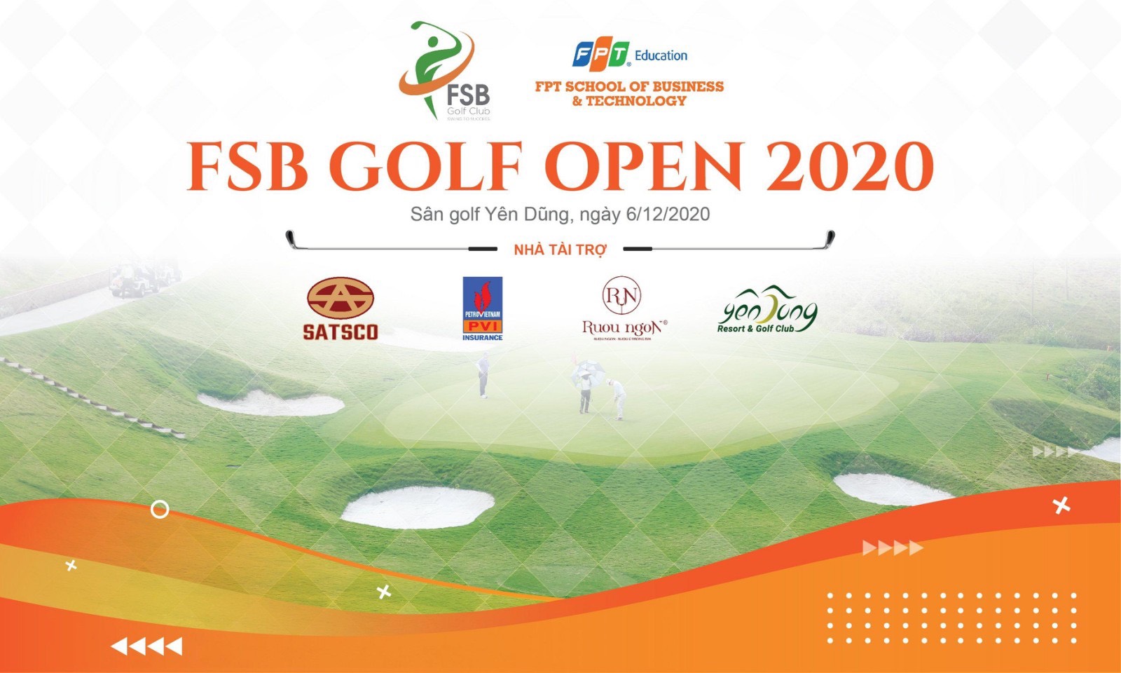 Rượu Ngon, Satsco và nhiều doanh nghiệp Việt đồng hành cùng FSB tại Giải Golf Mở rộng 2020