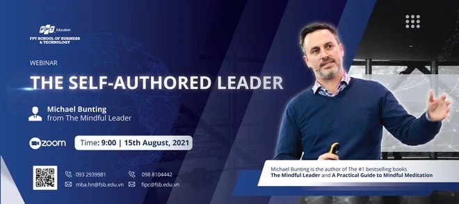 Diễn giả nổi tiếng Michael Bunting sẽ xuất hiện trong webinar song phương về “Nhà lãnh đạo tự chủ”