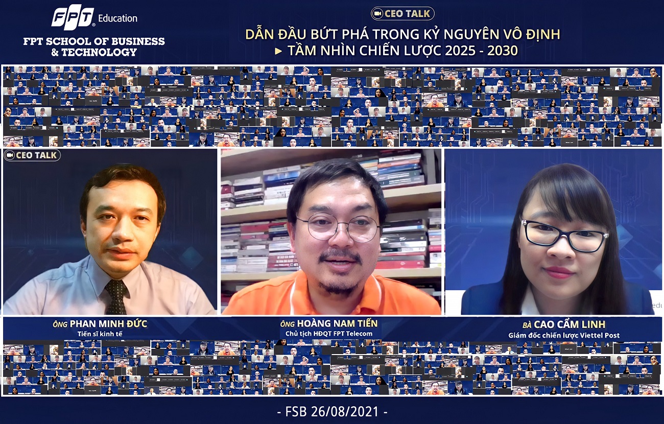CEO Talk trực tuyến dành cho các CEO trong kỷ nguyên vô định (2025 – 2030) cùng lãnh đạo Ftel và Viettel