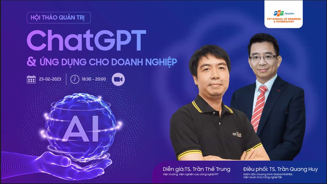 ChatGPT & Ứng dụng cho doanh nghiệp: Khám phá công nghệ trí tuệ nhân tạo cùng FSB