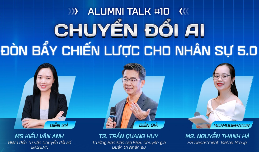 Chuyển đổi AI – Đòn bẩy chiến lược cho Nhân sự 5.0