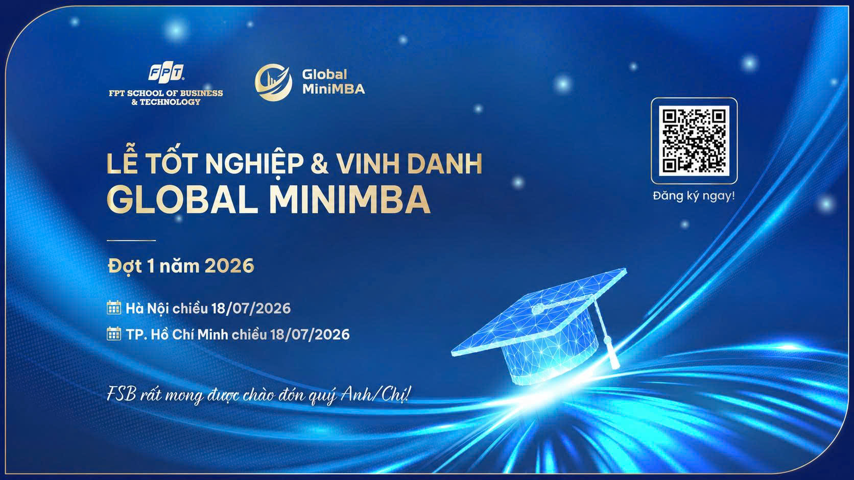 Thông Báo Lễ Vinh Danh & Tốt Nghiệp Global MiniMBA Đợt 1 Năm 2026