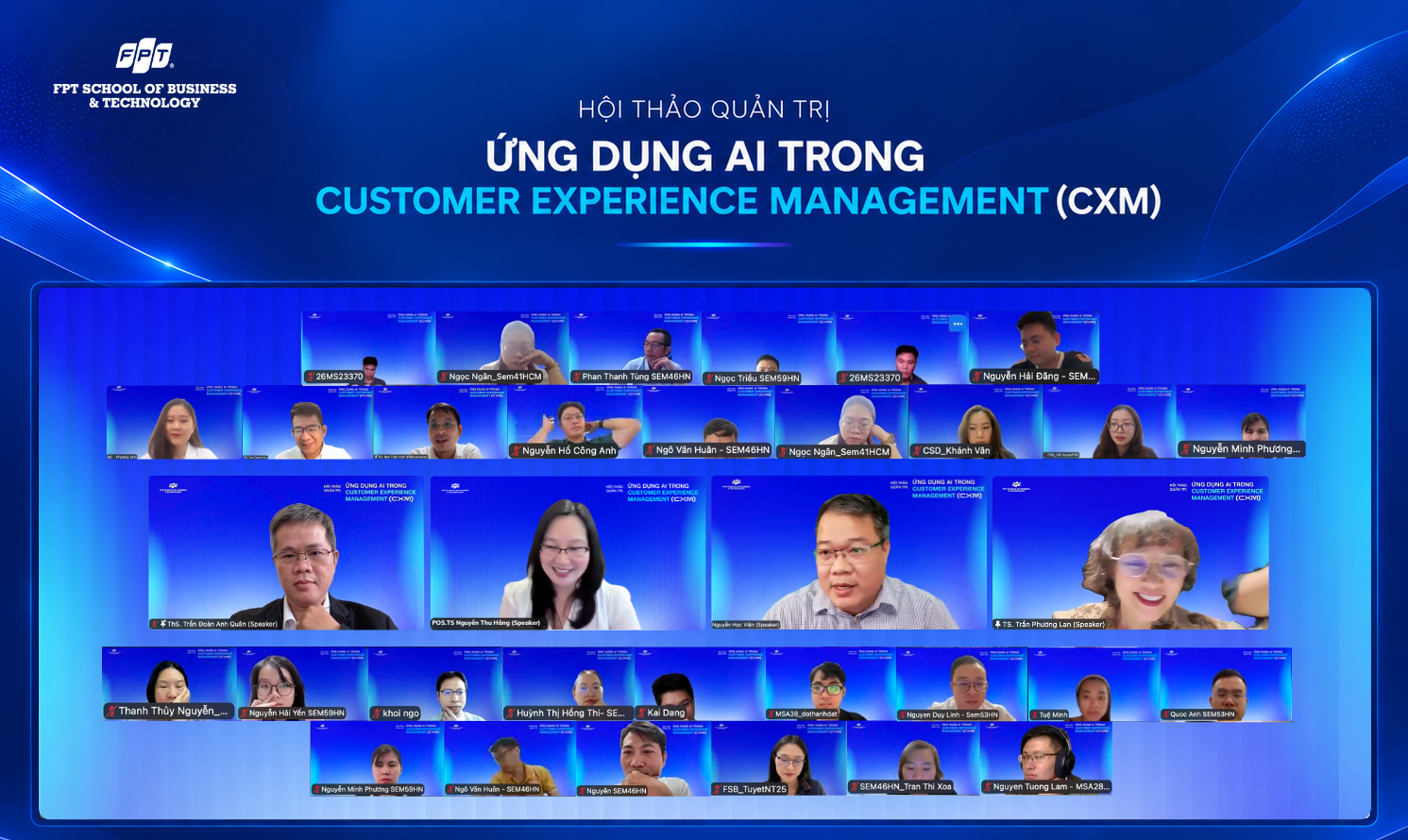 Management Seminar “Applying AI in Customer Experience Management (CXM)”: Elevating Touchpoints, Creating Competitive Advantage