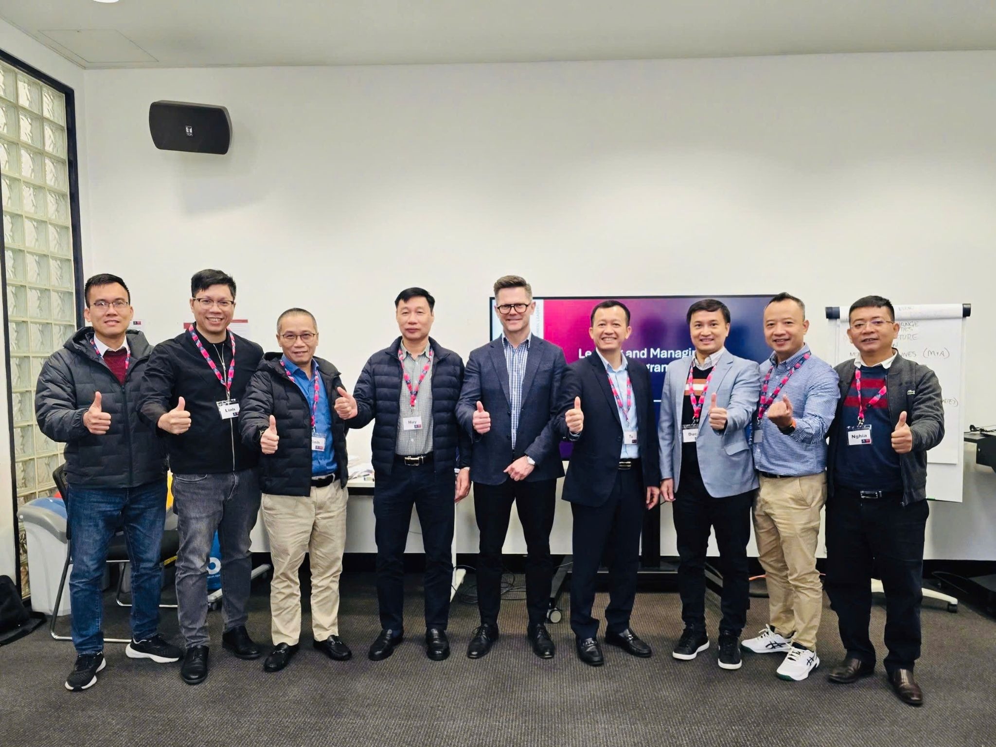 Lãnh đạo Vietlott học quản trị từ giảng đường đến thực tiễn ngành tại Australia 