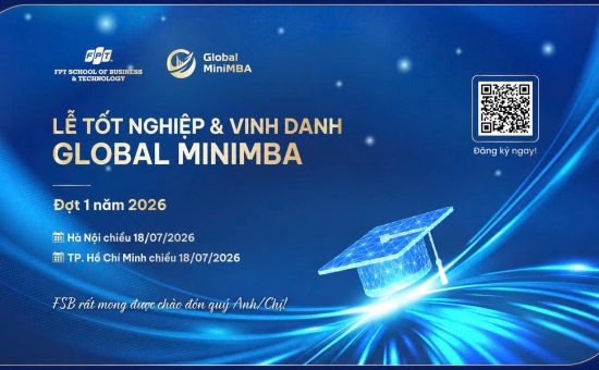 Thông Báo Lễ Vinh Danh & Tốt Nghiệp Global MiniMBA Đợt 1 Năm 2026