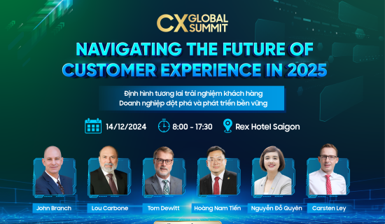 Global CX Summit 2024: Định hình tương lai trải nghiệm khách hàng