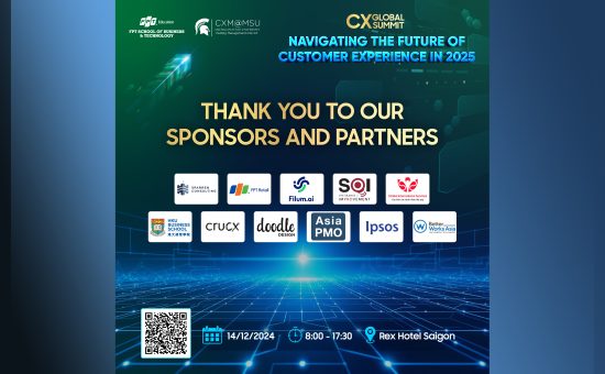 Cảm ơn các đơn vị đồng hành tại Hội nghị Quốc tế: GLOBAL CX SUMMIT 2024