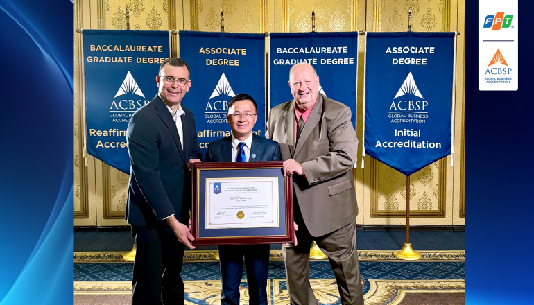 Master of Business Administration (MBA) Program at FPT University (Hanoi) Earns ACBSP International Accreditation