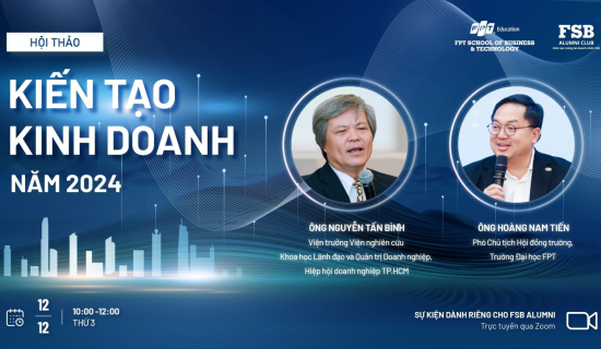 Hội thảo“KIẾN TẠO KINH DOANH NĂM 2024” dành riêng cho cựu học viên