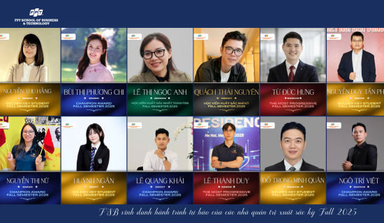 FSB vinh danh kỳ Fall 2025: Ghi nhận nỗ lực đáng tự hào của nhà quản trị xuất sắc