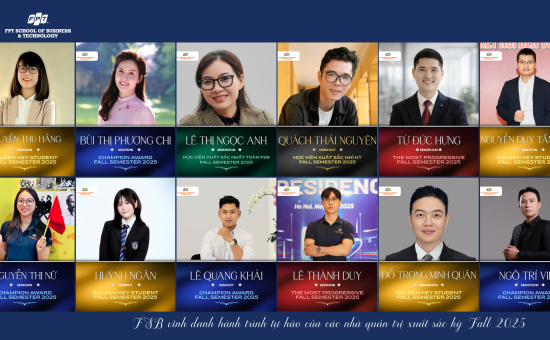 FSB vinh danh kỳ Fall 2025: Ghi nhận nỗ lực đáng tự hào của nhà quản trị xuất sắc