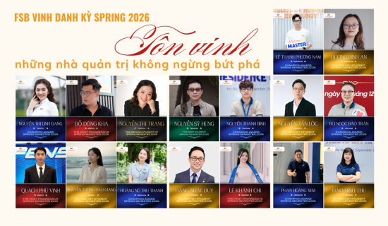 FSB vinh danh kỳ SPring 2026: Tôn vinh những nhà quản trị không ngừng bứt phá