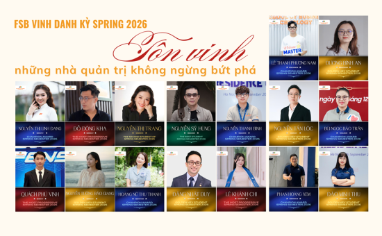 FSB vinh danh kỳ SPring 2026: Tôn vinh những nhà quản trị không ngừng bứt phá