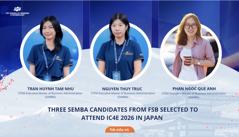 FSB MBA Students Selected to Attend the IC4e 2026 International Conference in Japan