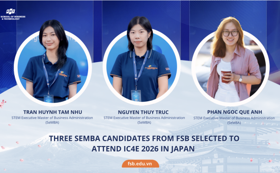 FSB MBA Students Selected to Attend the IC4e 2026 International Conference in Japan