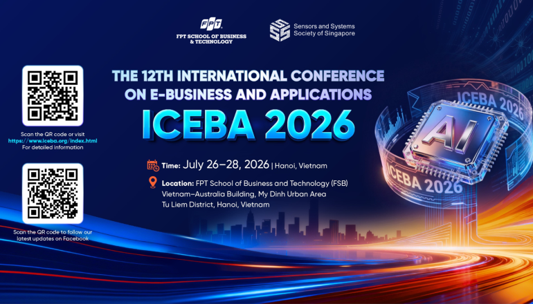 The 12th International Conference on E-Business and Applications (ICEBA 2026)