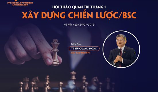 Hội thảo Quản trị tháng 1 Xây dựng chiến lược BSC