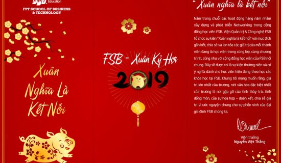 “Xuân nghĩa là kết nối 2019” chương trình gắn kết cộng đồng học viên FSB