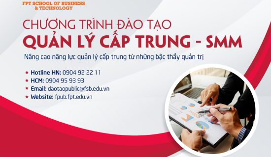 Thông báo khai giảng chương trình SMM – Nâng cao năng lực cho quản lý cấp trung