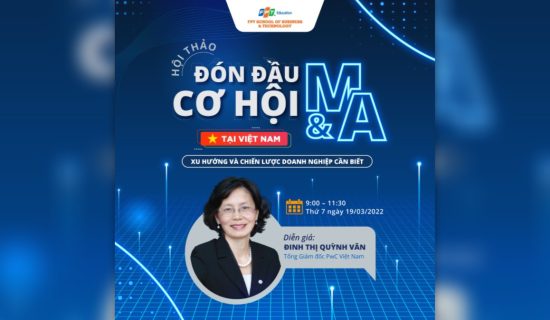 Tổng giám đốc PwC Việt Nam chia sẻ tại Hội thảo “ĐÓN ĐẦU CƠ HỘI M&A TẠI VIỆT NAM” của FSB