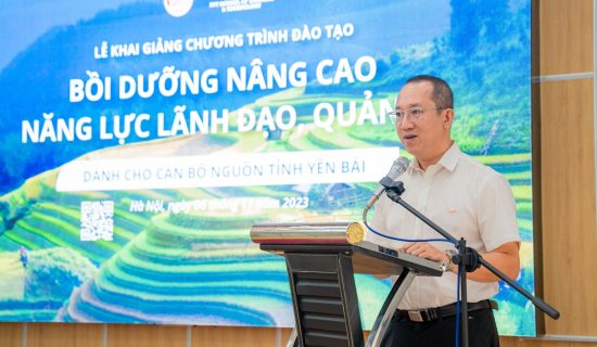 Khai giảng khoá đào tạo dành cho Cán bộ nguồn tỉnh Yên Bái